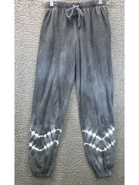 The Lounge Life Relaxed Jogger Sweatpants XS Gray Tie Dye Lounge Casual Everyday